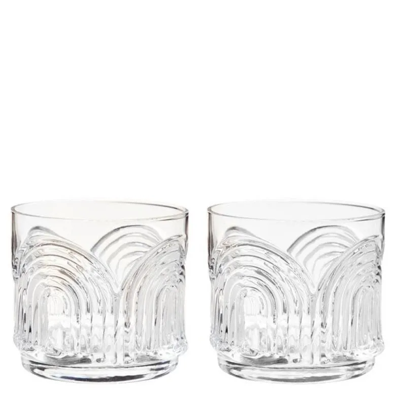 Deco Lowball glass Beau i krystall 33 cl 2 stk