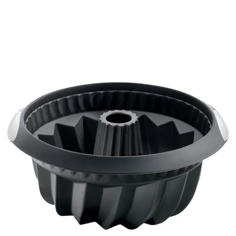 Deep Savarin kakeform i silikon 22 cm svart