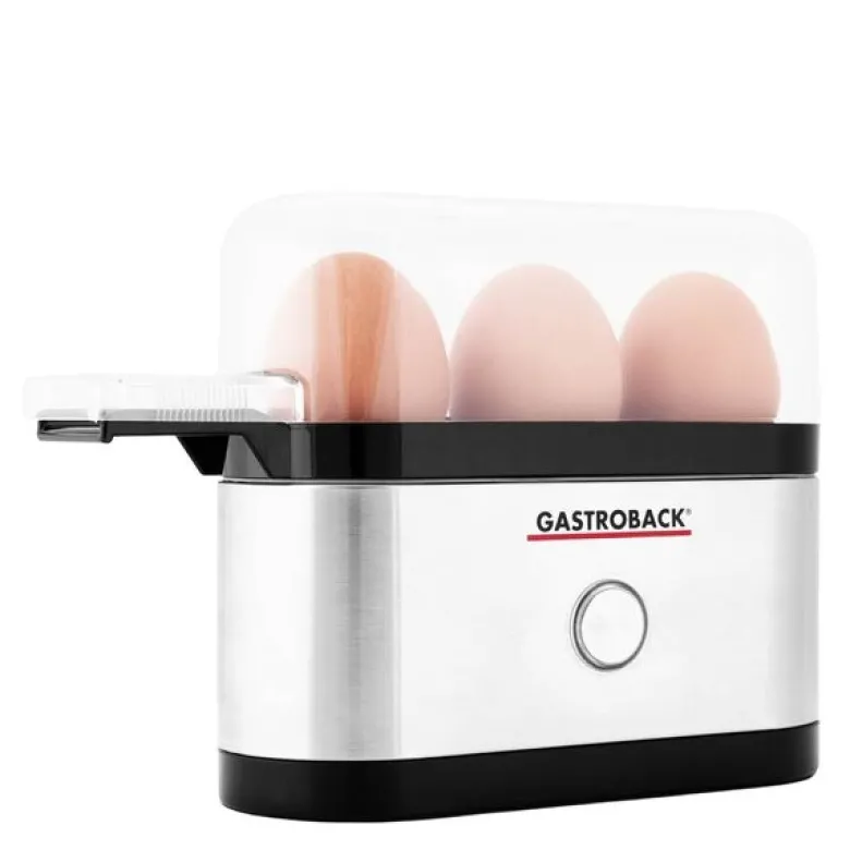 Design mini eggkoker sølv