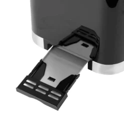 Digital brødrister 2 skiver 800W svart