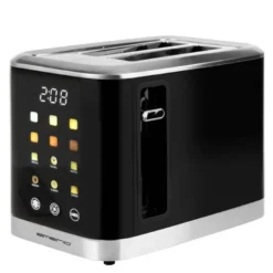 Digital brødrister 2 skiver 800W svart