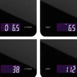 Digital kjøkkenvekt svart 1g/5kg