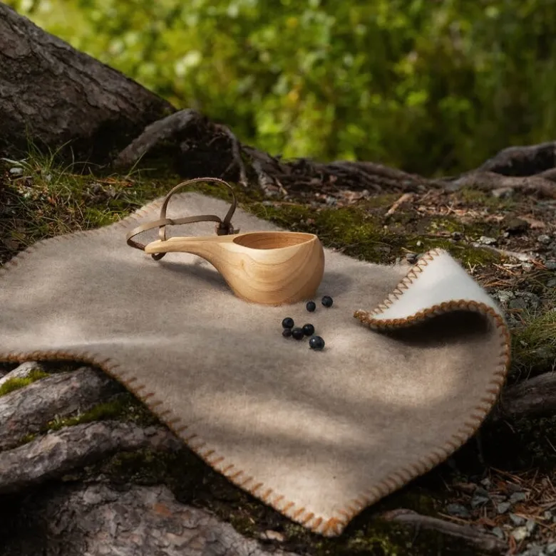 Djupedalen ull sitteunderlag 43x43 cm beige