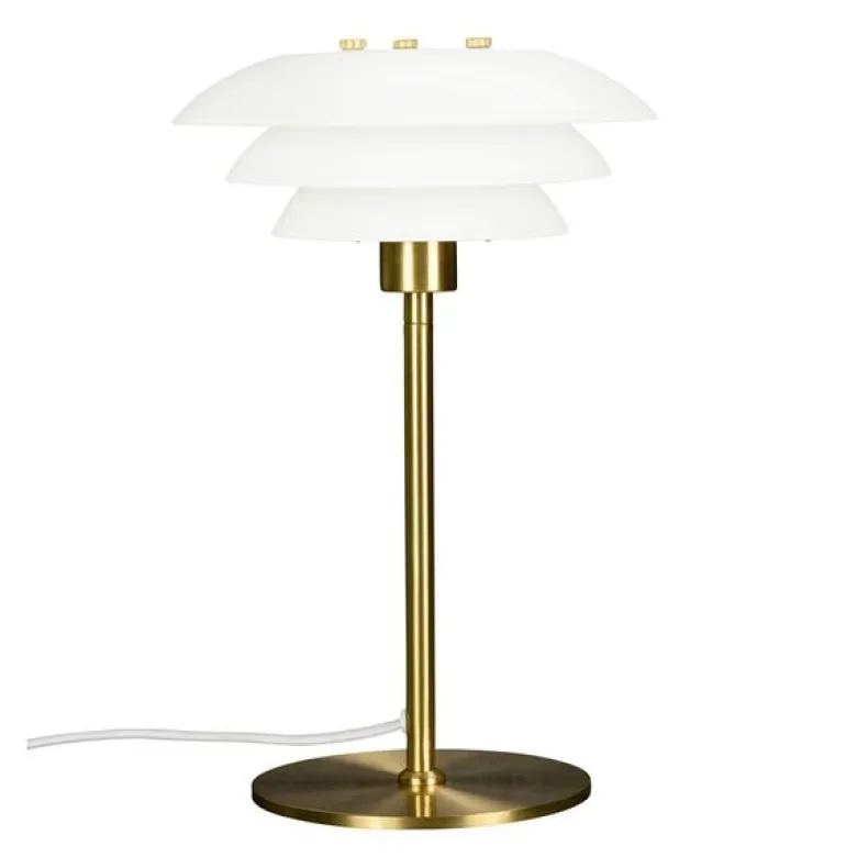 DL20 bordlampe 30 cm opal/messing