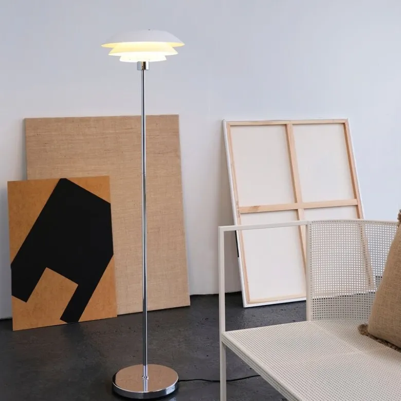 DL31 gulvlampe 133 cm hvit