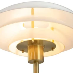 DL31 gulvlampe 133 cm opal/messing