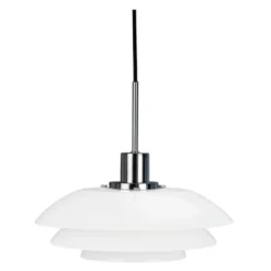 DL31 pendel 15 cm opal/krom