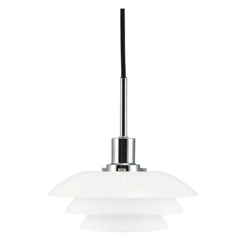 DL20 pendel 9 cm opal/krom