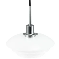 DL20 pendel 9 cm opal/krom