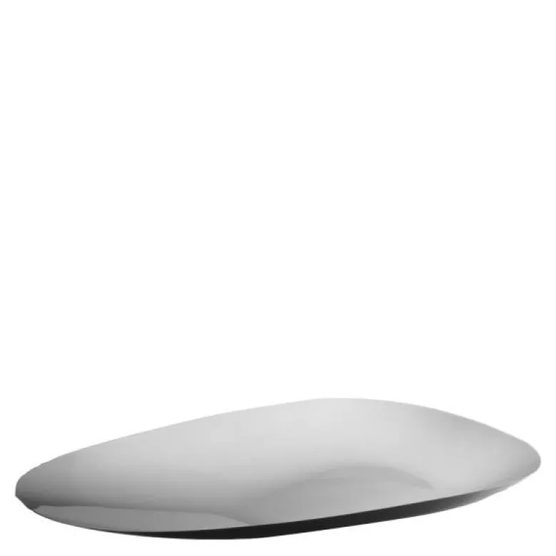 Dorotea fat 42x5 cm blankt stål