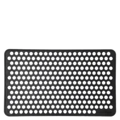 Dot dørmatte gummi 75x45 cm svart