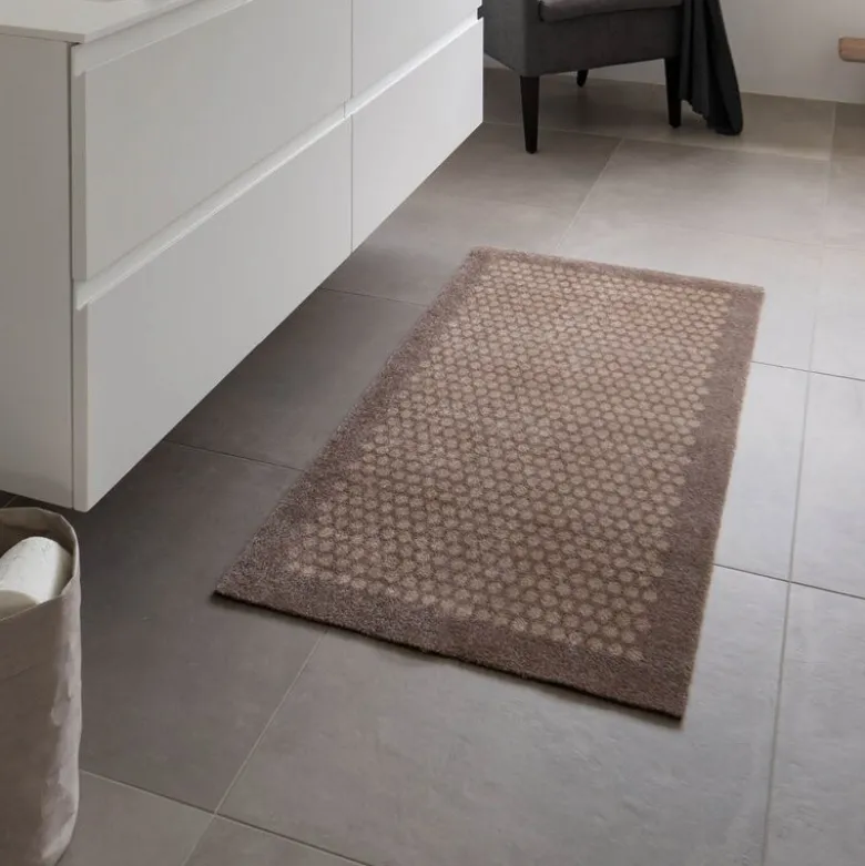 Dot gulvmatte 120x67 cm beige