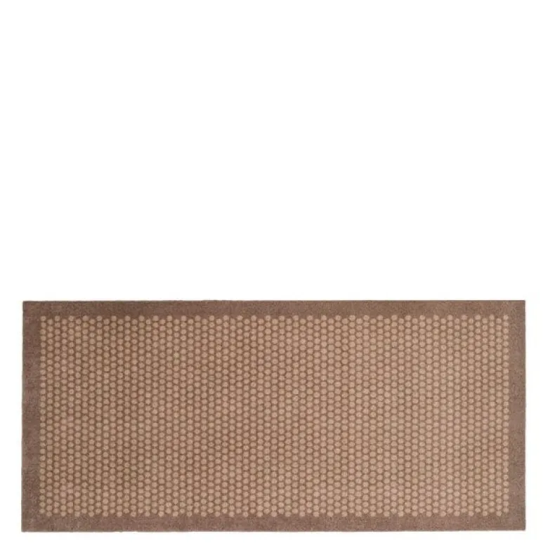 Dot gulvmatte 200x90 cm beige