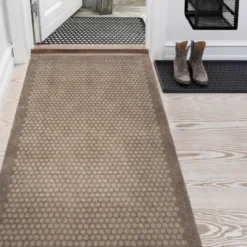 Dot gulvmatte 200x90 cm beige
