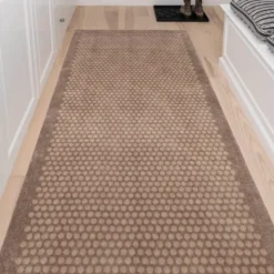 Dot gulvmatte 200x90 cm beige