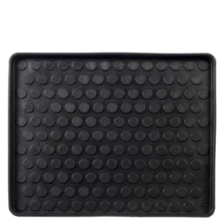 Dot sko- og støvelbrett 48x38x3 cm svart