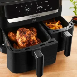 Dual Easy Fry airfryer 3,1L+5L svart