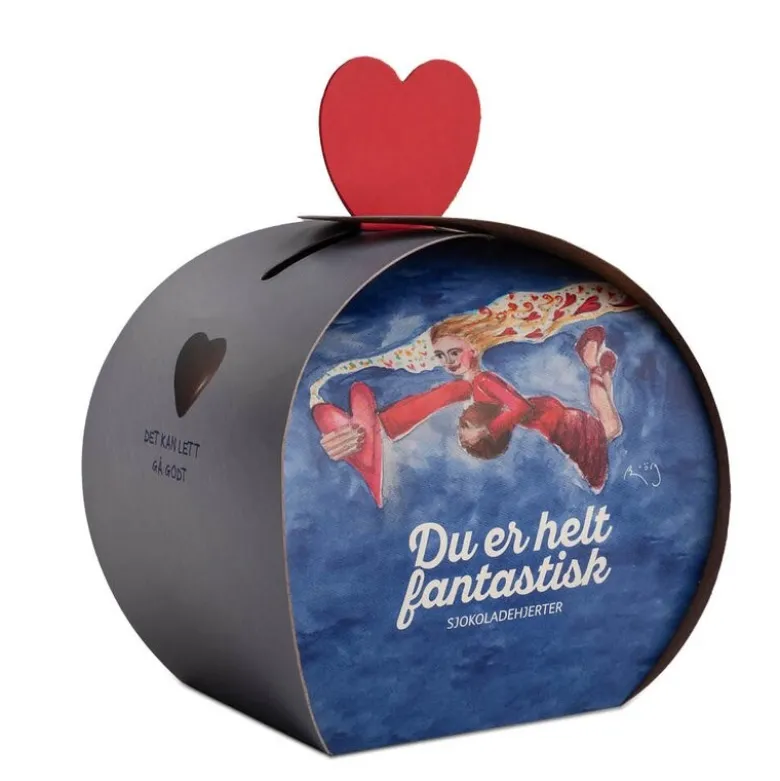 Du er helt fantastisk hjertesjokolade