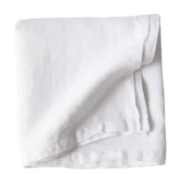 Duk lin 145x145 cm bleached white