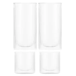 Duoro Bar whiskey & ginglass 30 cl 4 stk klar