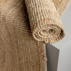 Earth jute gulvteppe 70x230 cm natur