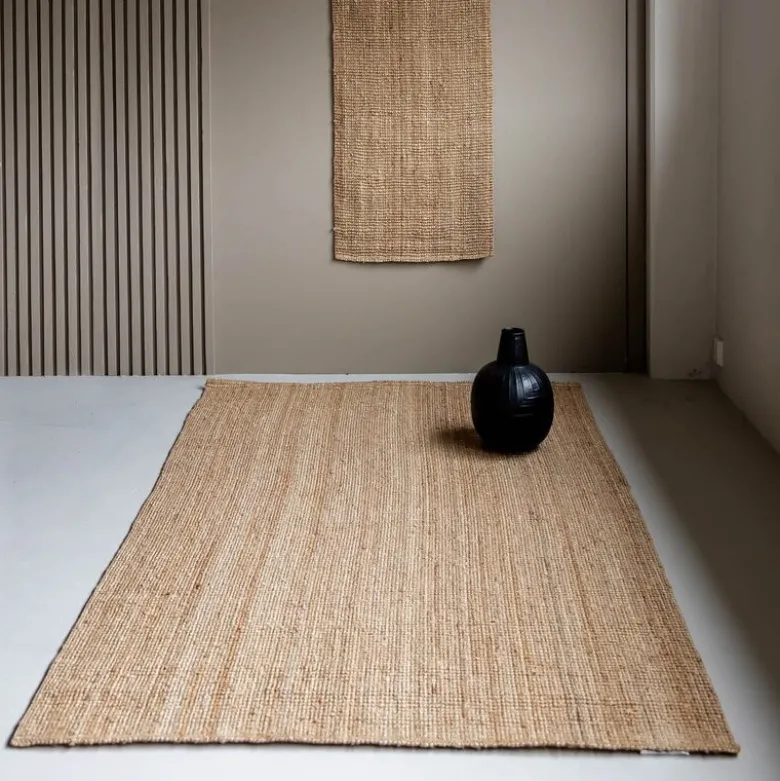 Earth jute gulvteppe 200x290 cm natur