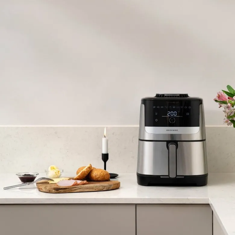 Easy Fry Silence airfryer 5 L rustfritt stål