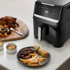 Easy Fry Silence Vision airfryer 7L svart