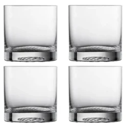 Echo whiskeyglass 4 stk 40 cl klar