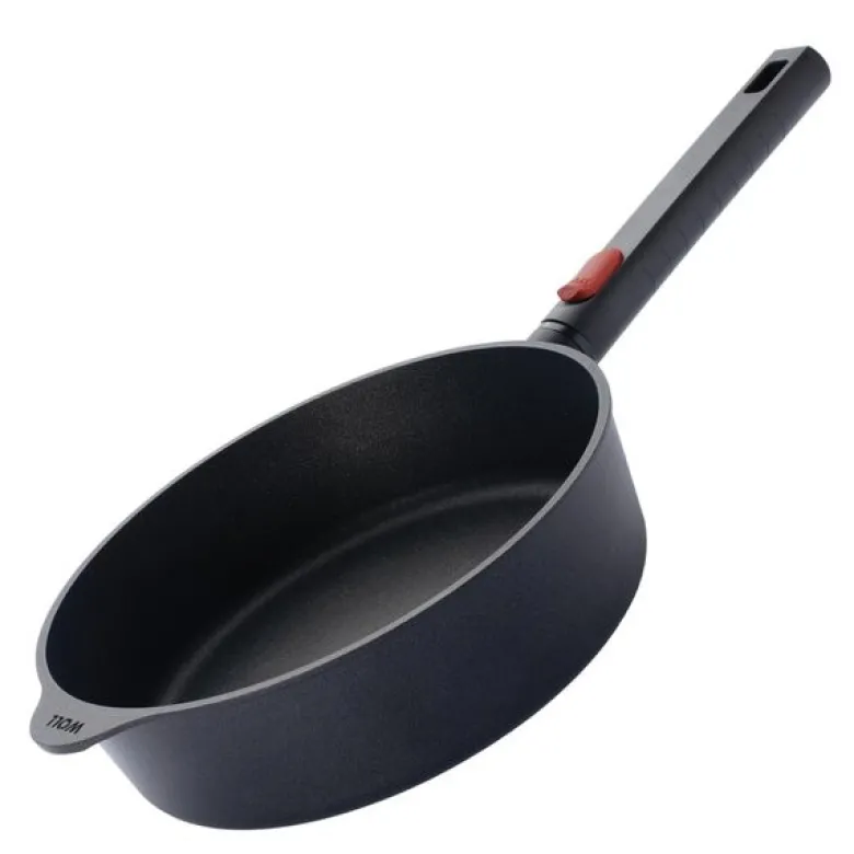 ECO Logic QXR sautèpanne 24 cm avtagbart håndtak svart