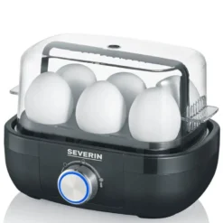 Eggekoker EK3166 med elektronisk kontroll 6 egg svart