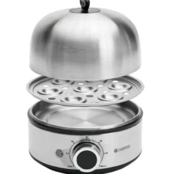 Eggekoker med timer 7 egg EB600 rustfritt stål