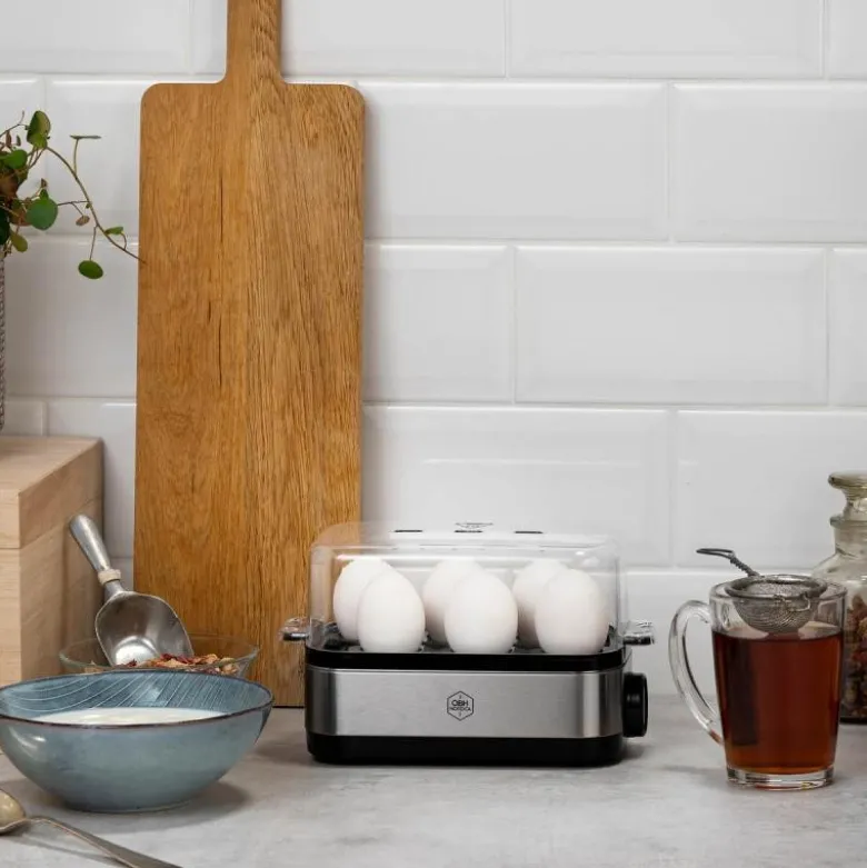 Eggkoker 1-6 egg stål