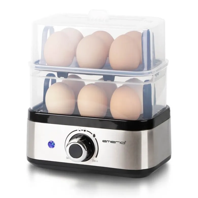 Eggkoker 12 egg 400W rustfritt stål