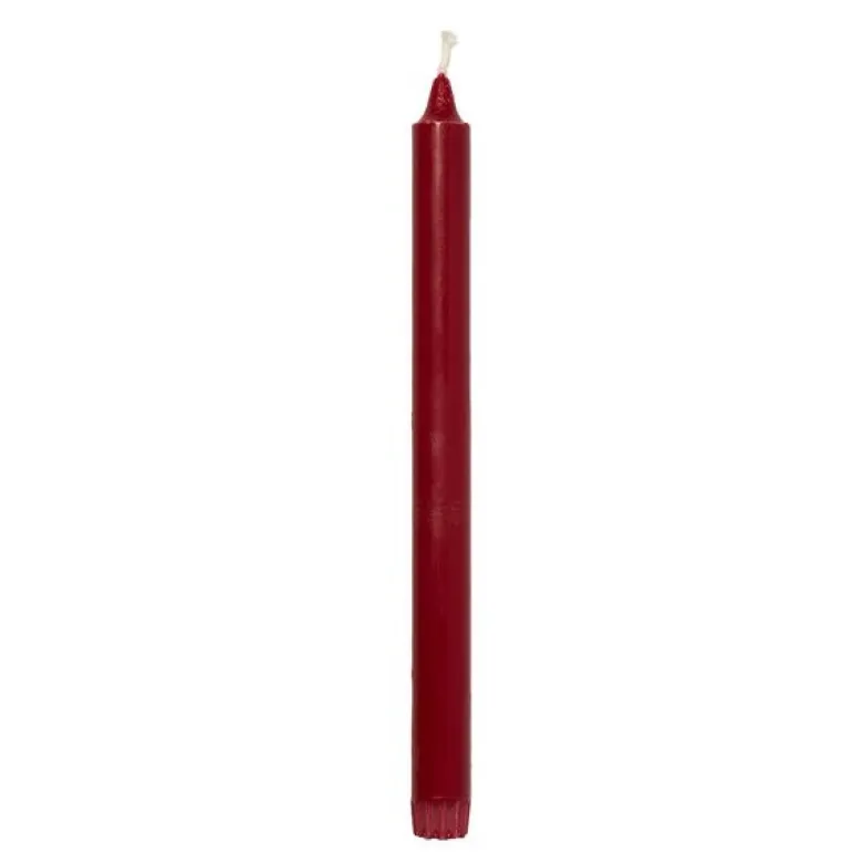 EKO Kronelys 2,2x28 cm bordeaux