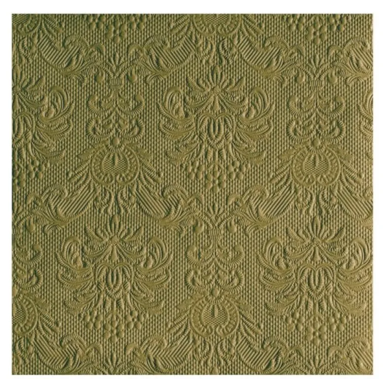 Elegance serviett 40x40 cm 15 stk Olive Green