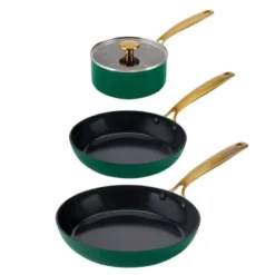 Element gryte- og pannesett 4 deler holly green