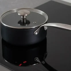 Element kasserolle keramisk med lokk 18 cm 1,9L svart