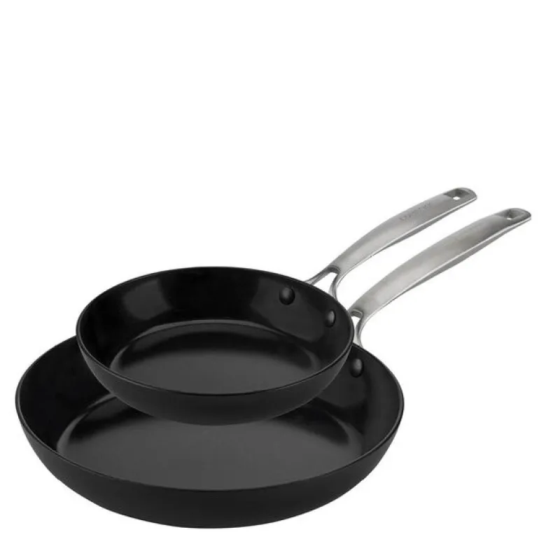 Element stekepannesett 2 deler 20 + 28 cm svart