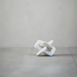 Ellia dekorasjon 15 cm hvit