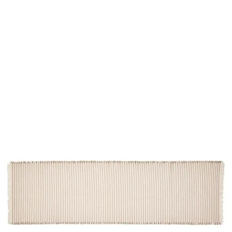 Elouise bordløper 41,5x140 cm offwhite/fungi grey