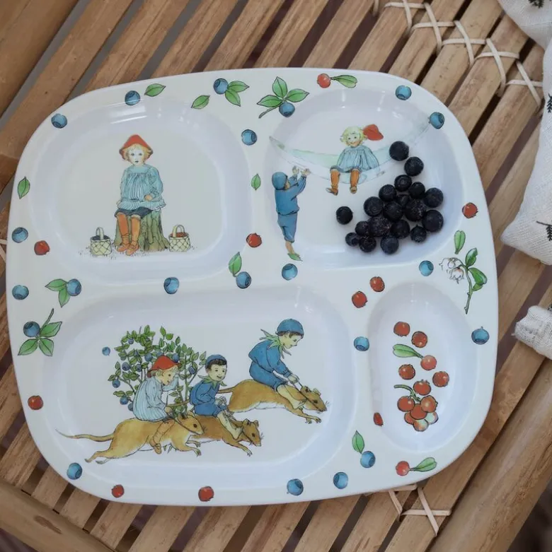 Elsa Beskow tallerken 4 rom Putte
