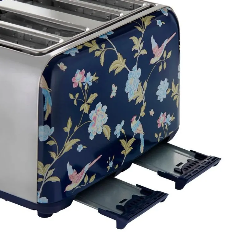Elveden brødrister 4 skiver blue/silver