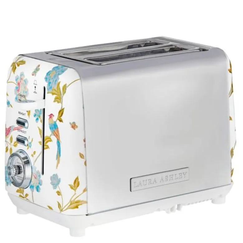 Elveden brødrister 2 skiver white/silver