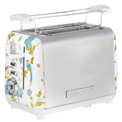 Elveden brødrister 2 skiver white/silver