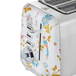 Elveden brødrister 2 skiver white/silver
