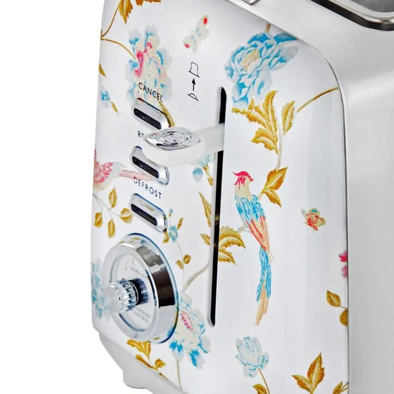 Elveden brødrister 2 skiver white/silver