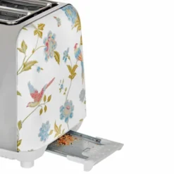 Elveden brødrister 2 skiver white/silver