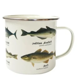 Emaljekopp 50 cl fisk