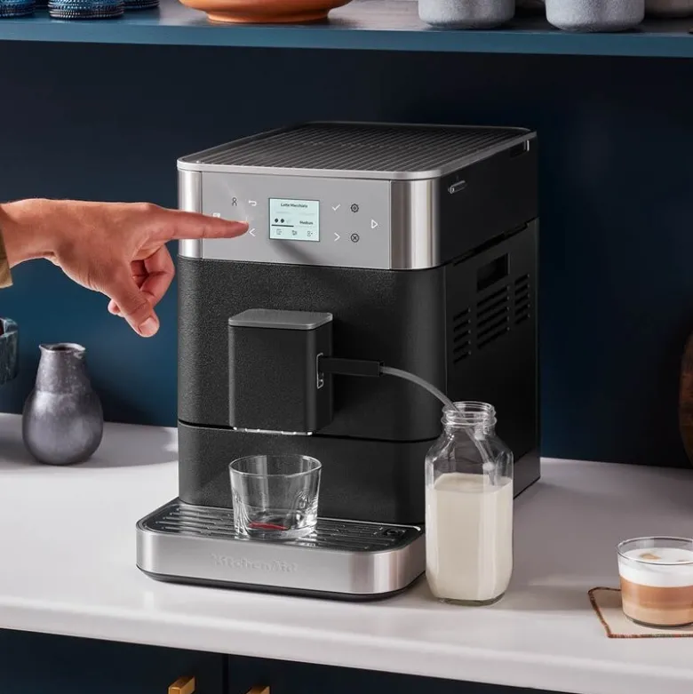 Espressomaskin helautomatisk KF6 cast iron black